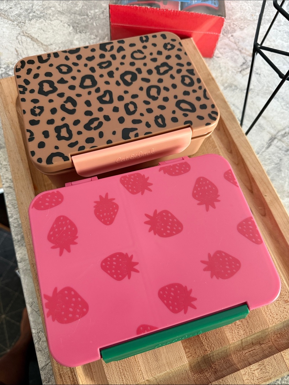 Two bento boxes
